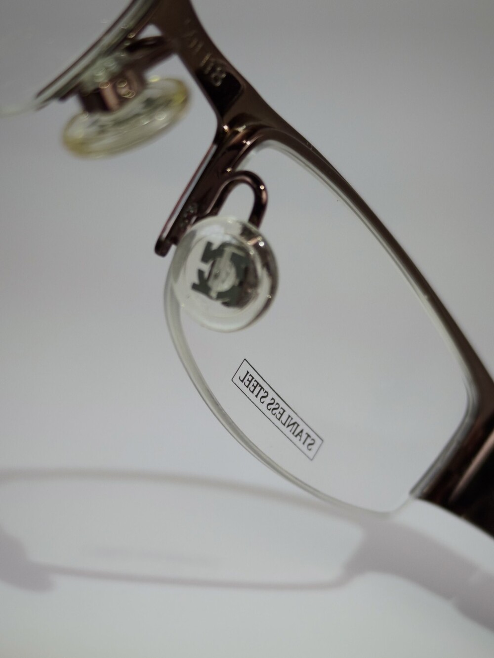 Kenneth Cole Reaction.KC 699. Rectangular Semi Rimless Purple Frame. - Picture 9 of 12